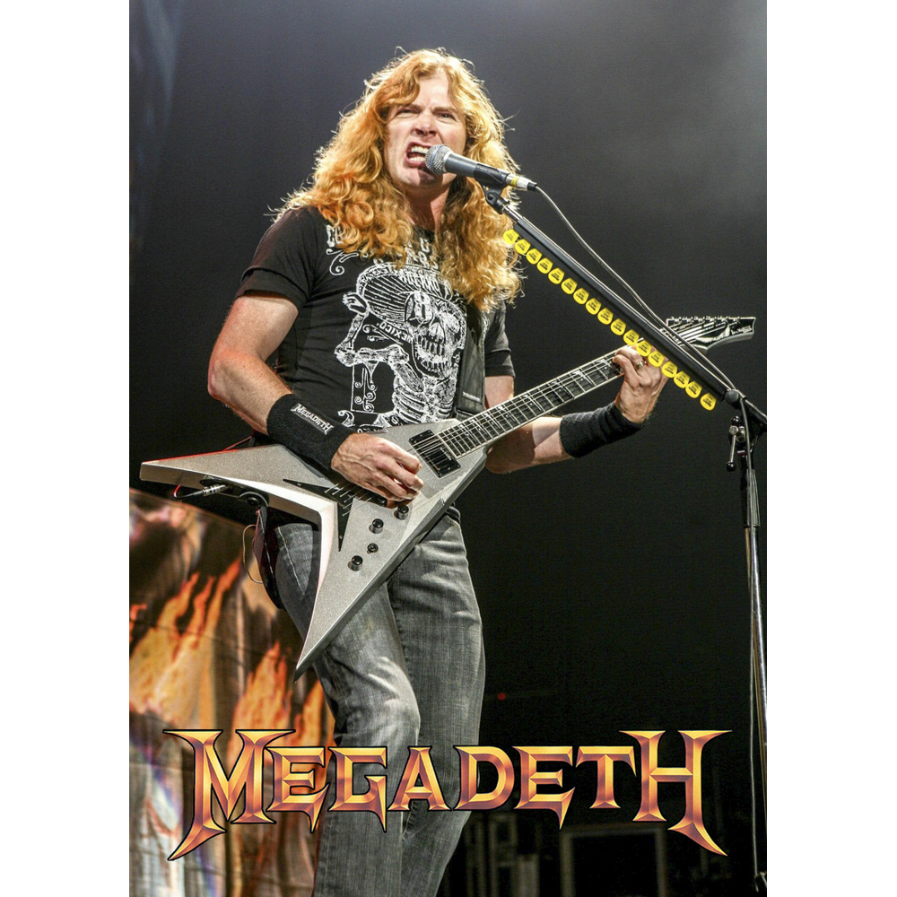 Плакат Megadeth (David Mustaine)