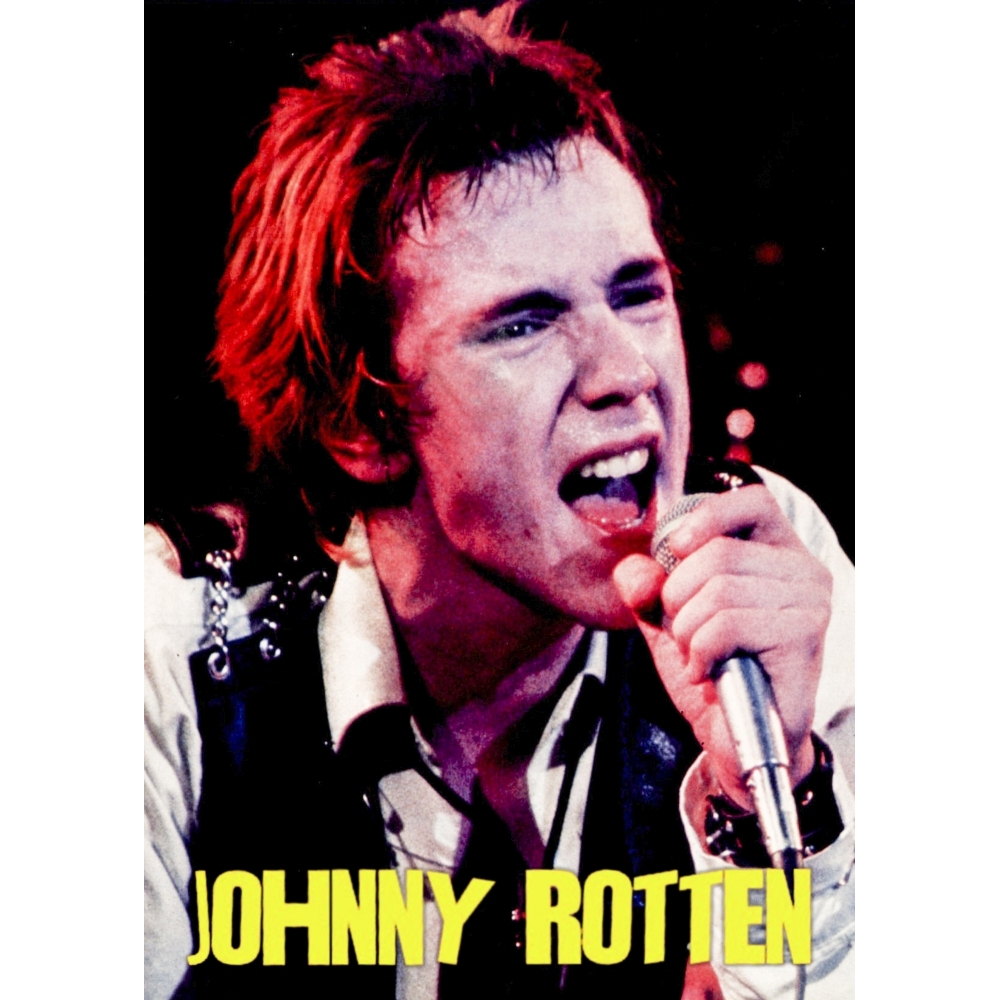 Плакат Sex Pistols (Johnny Rotten)