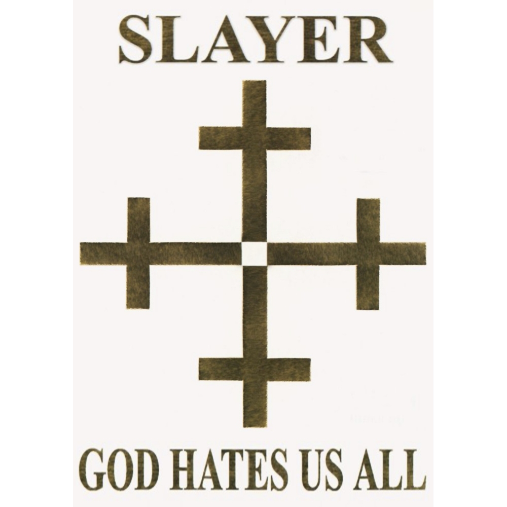 Плакат Slayer "God Hates Us All"