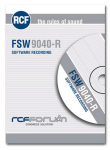 ПО RCF Commercial Audio FSW 9040-R