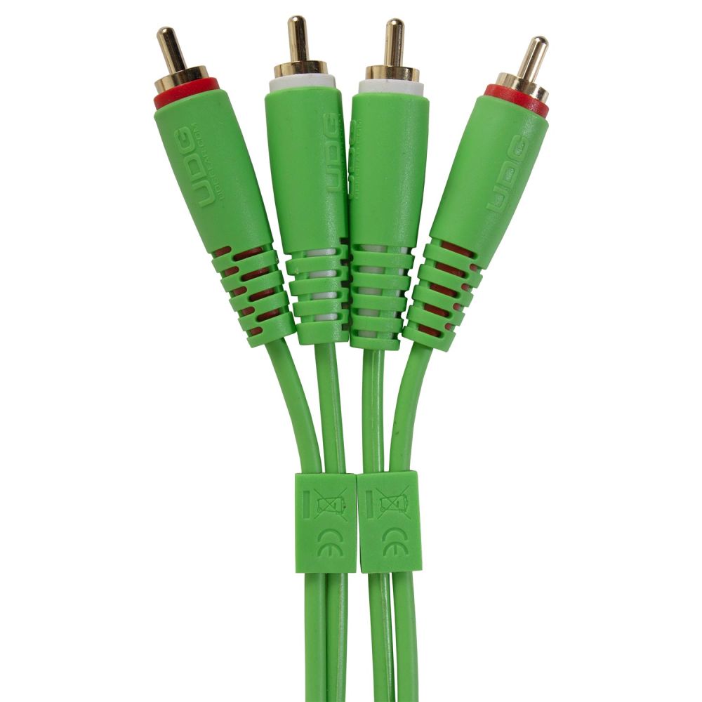 Комутаційний кабель UDG Set RCA - RCA Green 3m (U97003GR)