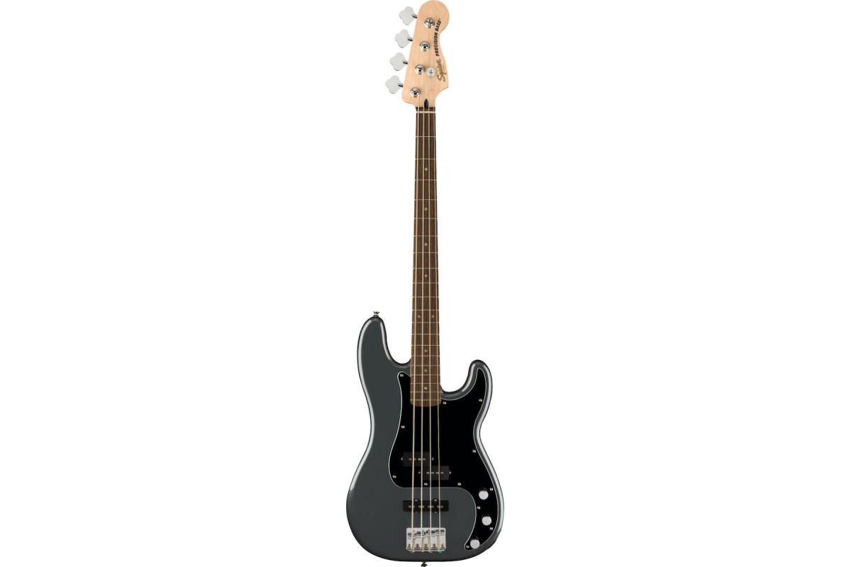 Бас-гитара SQUIER by FENDER AFFINITY SERIES PRECISION BASS PJ LR CHARCOAL FROST METALLIC 