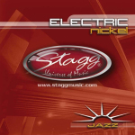 Струни для електрогітари Stagg EL-1 254
