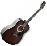 Акустическая гитара Stagg SW201 BKS