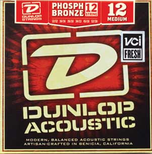 Струни для акустичної гітари Dunlop DAP1252J Phosphor Bronze