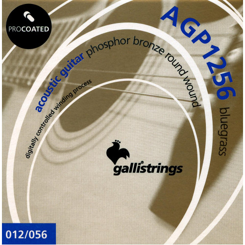 Струни для акустичної гітари Gallistrings AGP1256 BLUEGRASS