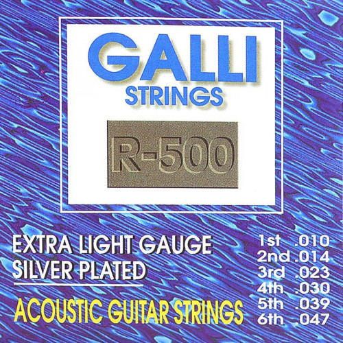 Струни для акустичної гітари Gallistrings R-500
