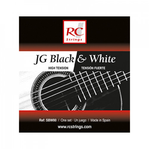 Струни для класичної гітари Royal Classics SBW80 JG Black & White