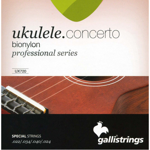 Струни для укулеле Gallistrings UX720