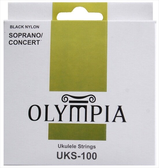 Струни OLYMPIA UKS-100 для укулеле, (сопрано/концерт), чорний нейлон