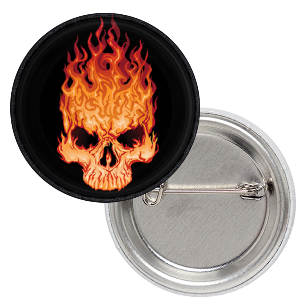Значок Blazing Skull logo (Marvel)
