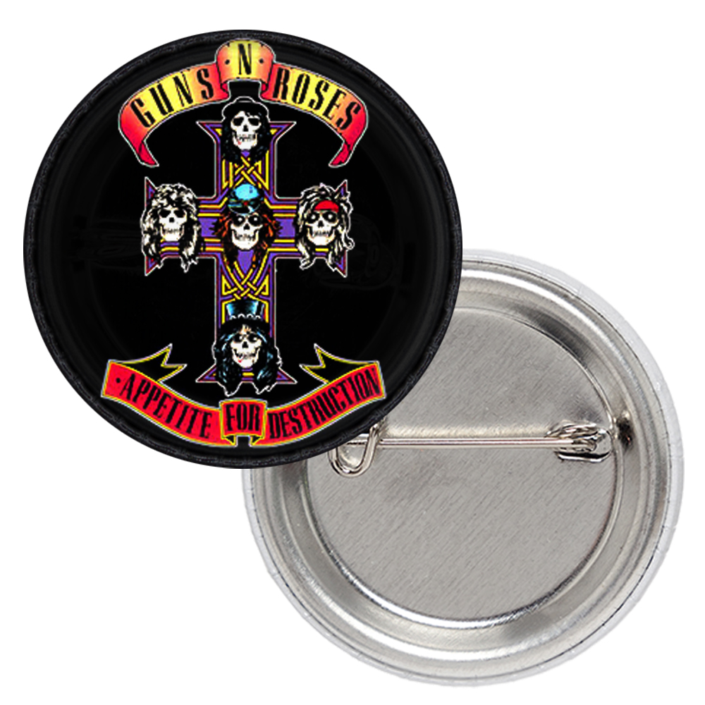 Значок Guns N’ Roses "Appetite for Destruction"