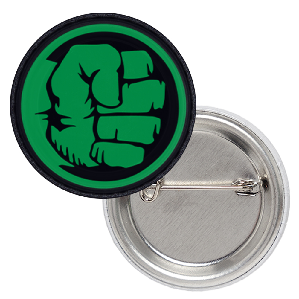 Значок Hulk fist logo (Marvel)