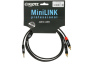 Кабель комутаційний Klotz Minilink Pro Y-Cable Black 0.9 m (KY7-090)