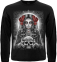 Футболка з довгим рукавом Muerte (skull and roses)