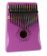 Калімба Mbira Body з отвором, 17 клавіш, пурпурна акація