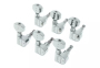 Колки для электрогитары GRAPH TECH PRN-2721-C0 Ratio Electric 6 In-line Contemporary Mini 2 Pin - Chrome