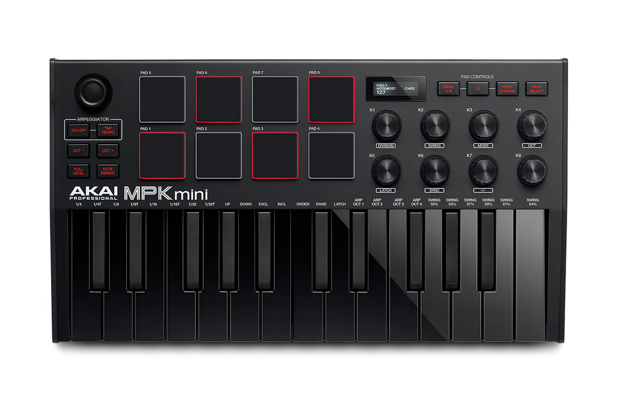 AKAI MPK MINI MK3 Black MIDI клавіатура