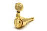 Колки для электрогитары PRL-8731-G0 Electric Locking 6 In-line Classic Gold 2 Pin
