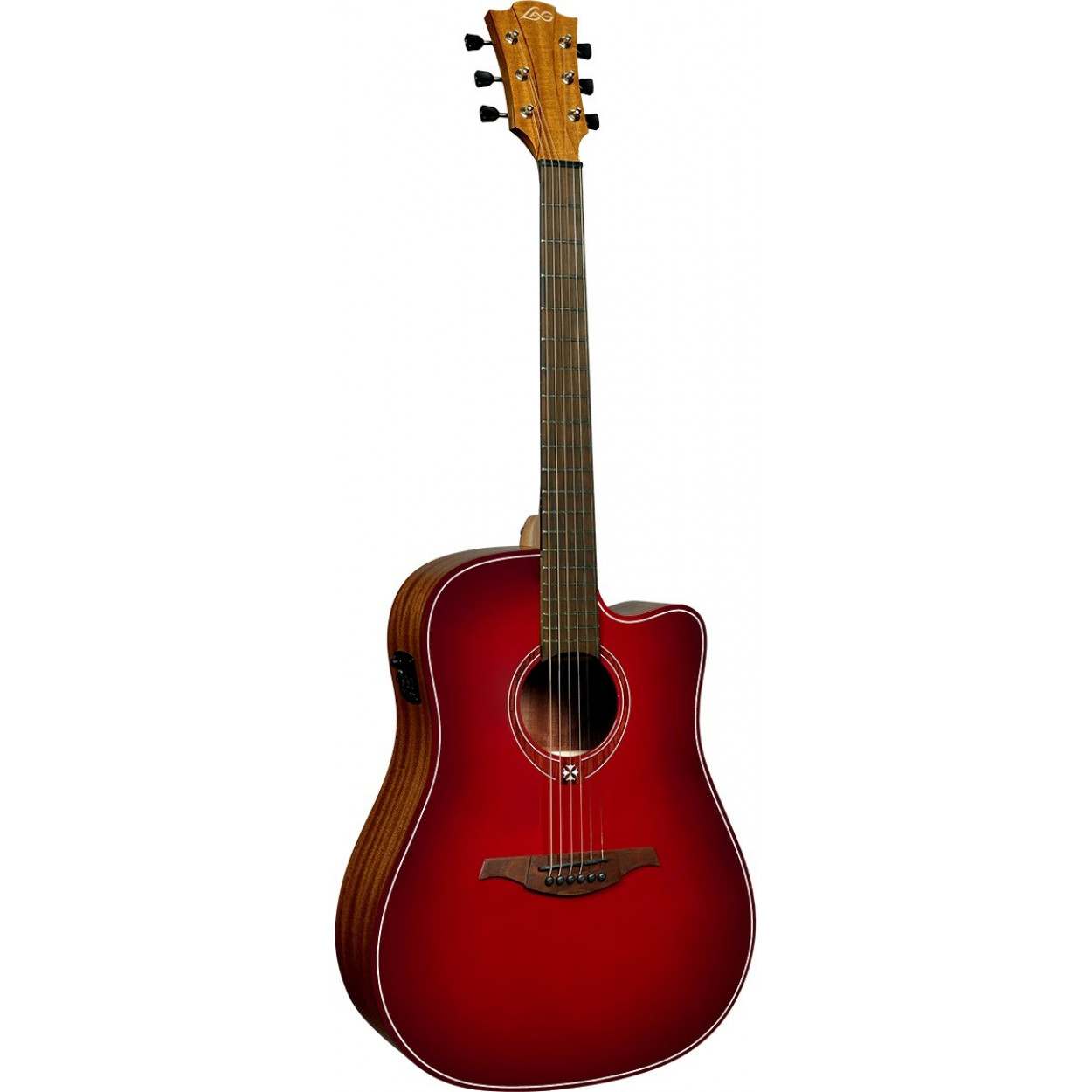Електроакустична гітара Lag Tramontane Special Edition GLA T-RED-DCE (Red Burst)