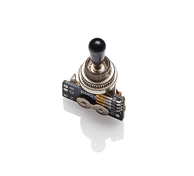 EMG 3 Way Black Solderless Toggle - перемикач 3-х позиційний для Gibson standart