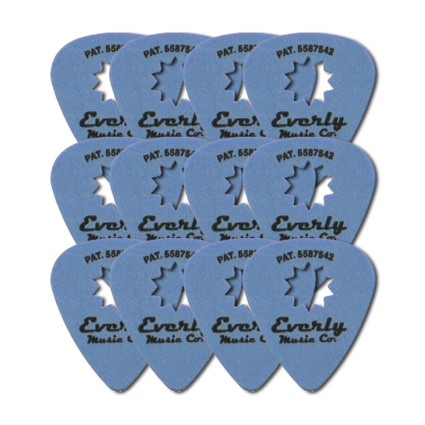 EVERLY STAR PICKS(набір 12 шт) 1,00mm - набір медіаторів (блакитний)