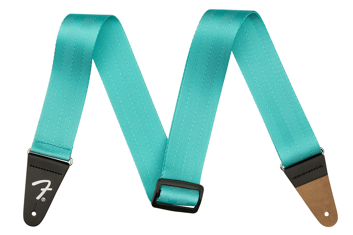 Ремінь гітарний FENDER STRAP 2AM PRO BELT MIAMI BLUE