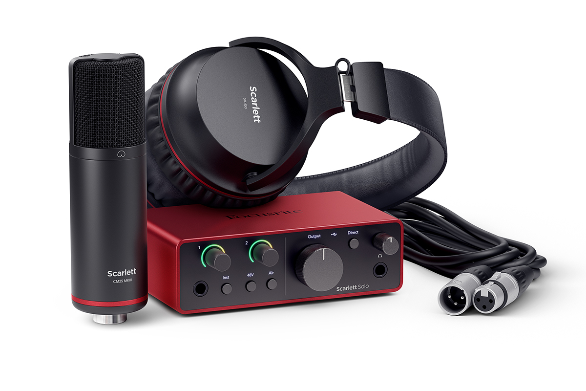 Комплект для звукозапису FOCUSRITE Scarlett Solo Studio 4th Gen