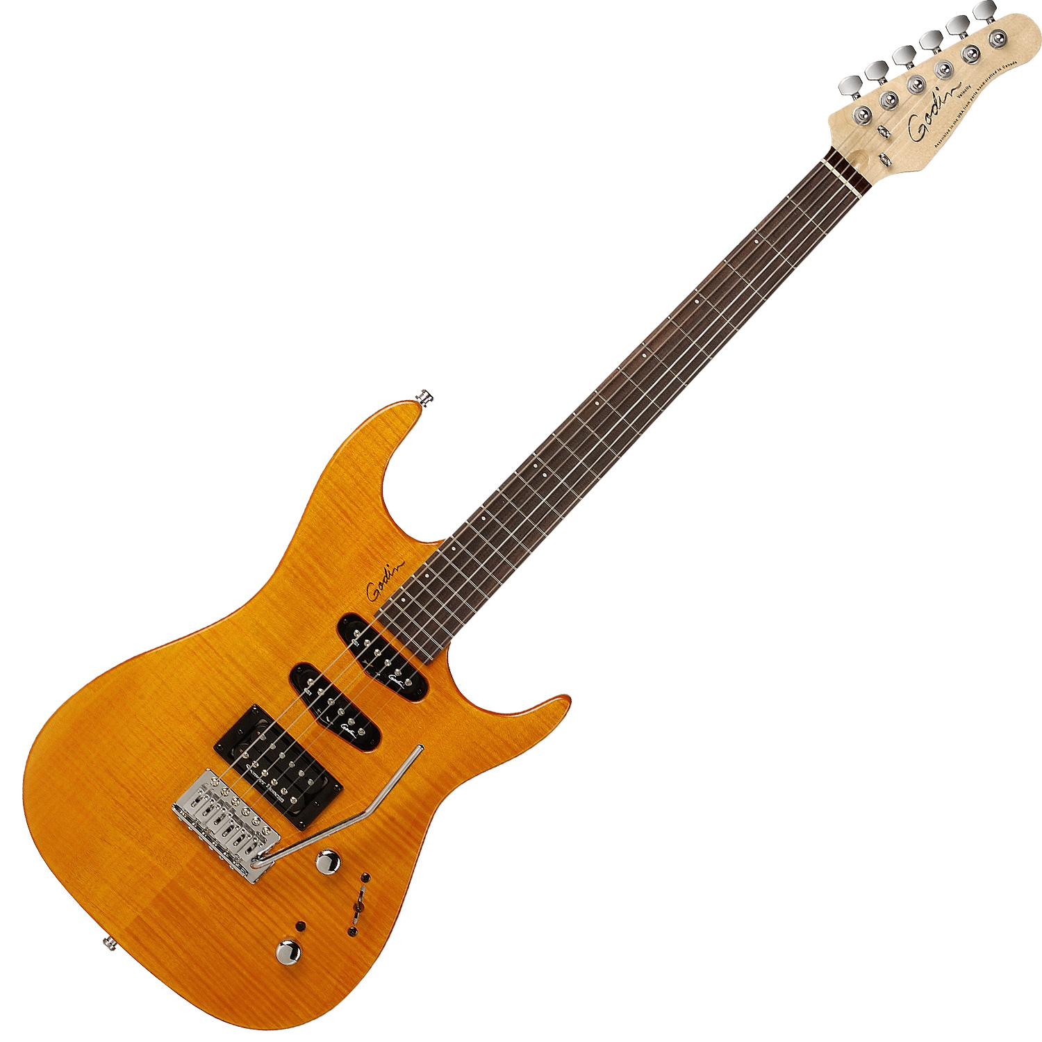 GODIN 030842 - VELOCITY H.D.R. Amber Flame RN (Made in Canada) - Электрогитара
