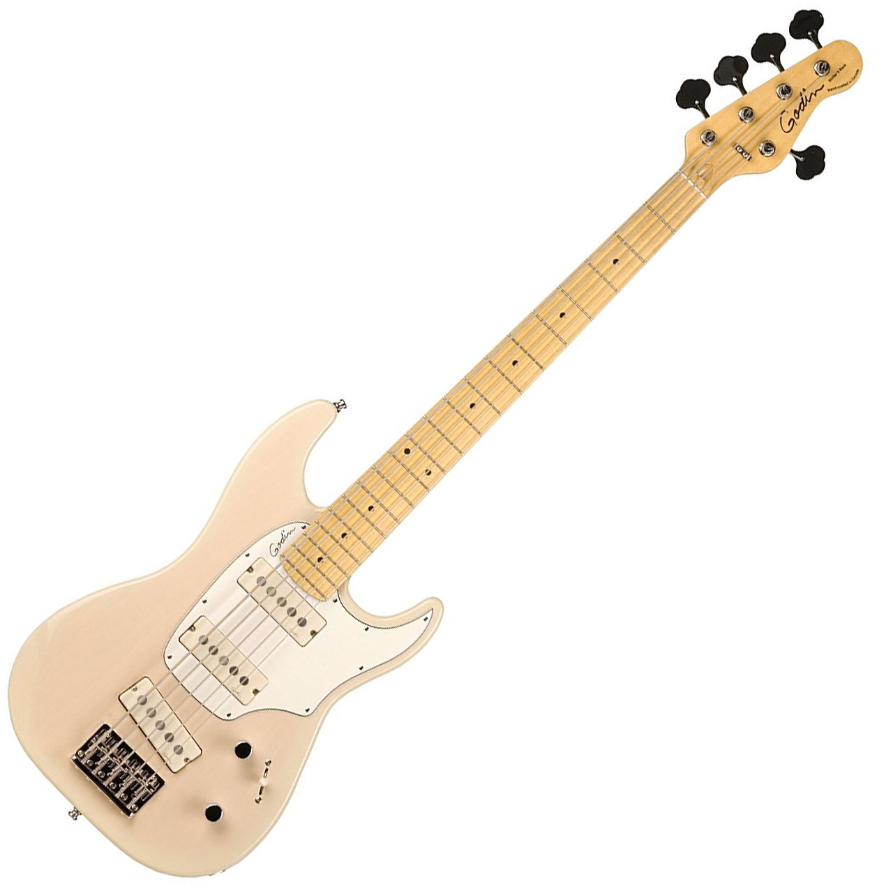 GODIN 034567 - Shifter 5 Trans Cream MN with Bag (Made in Canada) - п'ятиструнна бас-гітара