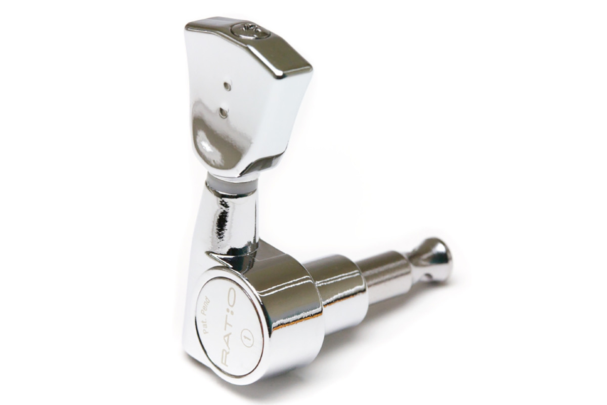 Кілки для електрогітари GRAPH TECH PRN-2341-C0 Ratio Electric 3+3 Vintage 2 Pin - Chrome 