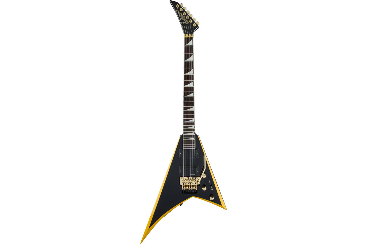 Электрогитара JACKSON X SERIES RHOADS RRX24 BLACK WITH YELLOW BEVELS