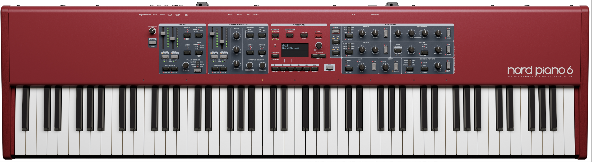 Клавішний електронний інструмент Nord Piano 6 88