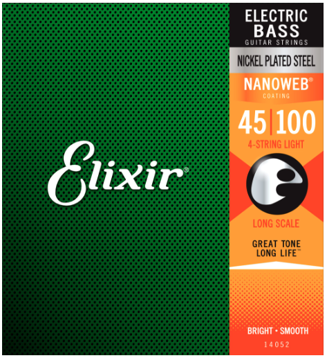 Струны для бас-гитары Elixir 14052 4S L