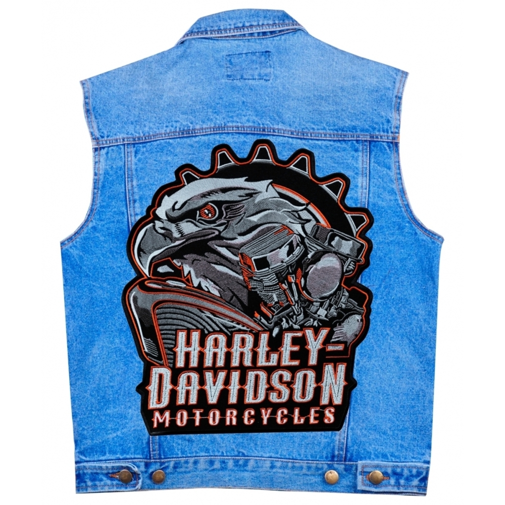 Нашивка наспинна Harley-Davidson (шестеренка)