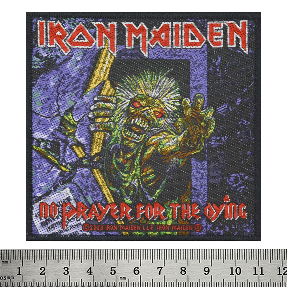 Нашивка ткана IRON MAIDEN - NO PRAYER FOR THE DYING в блістері (ofpb-083)
