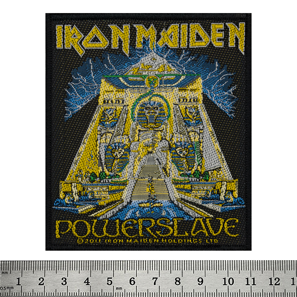 Нашивка ткана Iron Maiden "Powerslave" в блістері (ofpb-031)