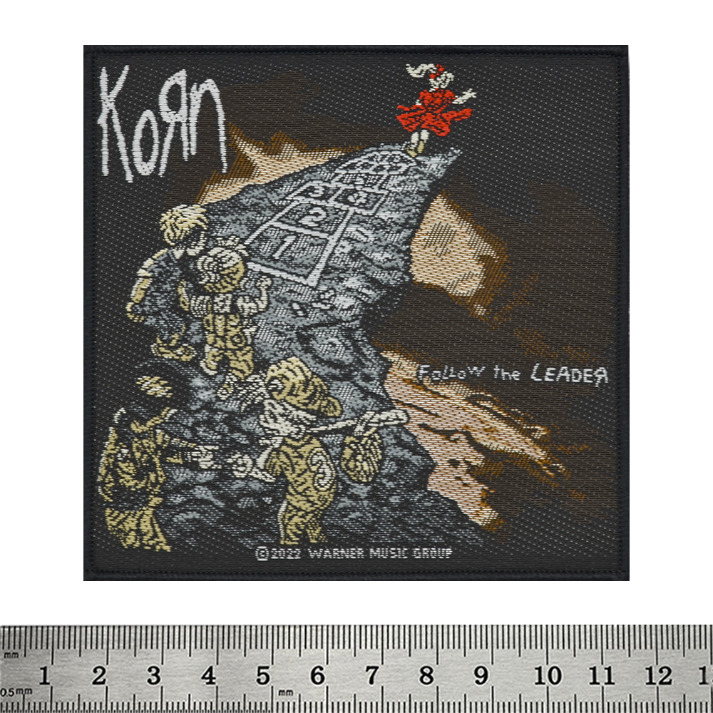 Нашивка ткана KORN - FOLLOW THE LEADER (ofp-053)