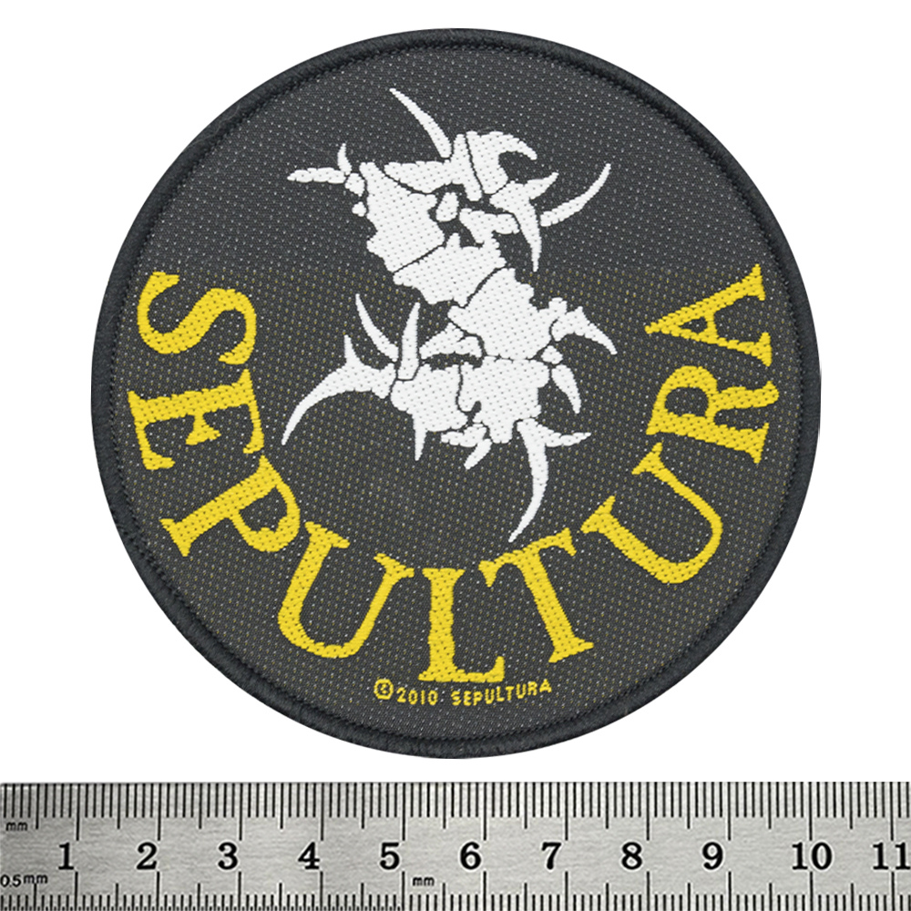 Нашивка ткана SEPULTURA - CIRCULAR LOGO (ofp-219)