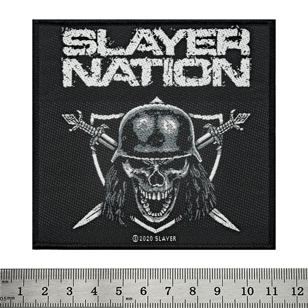 Нашивка ткана SLAYER - SLAYER NATION (ofp-102)