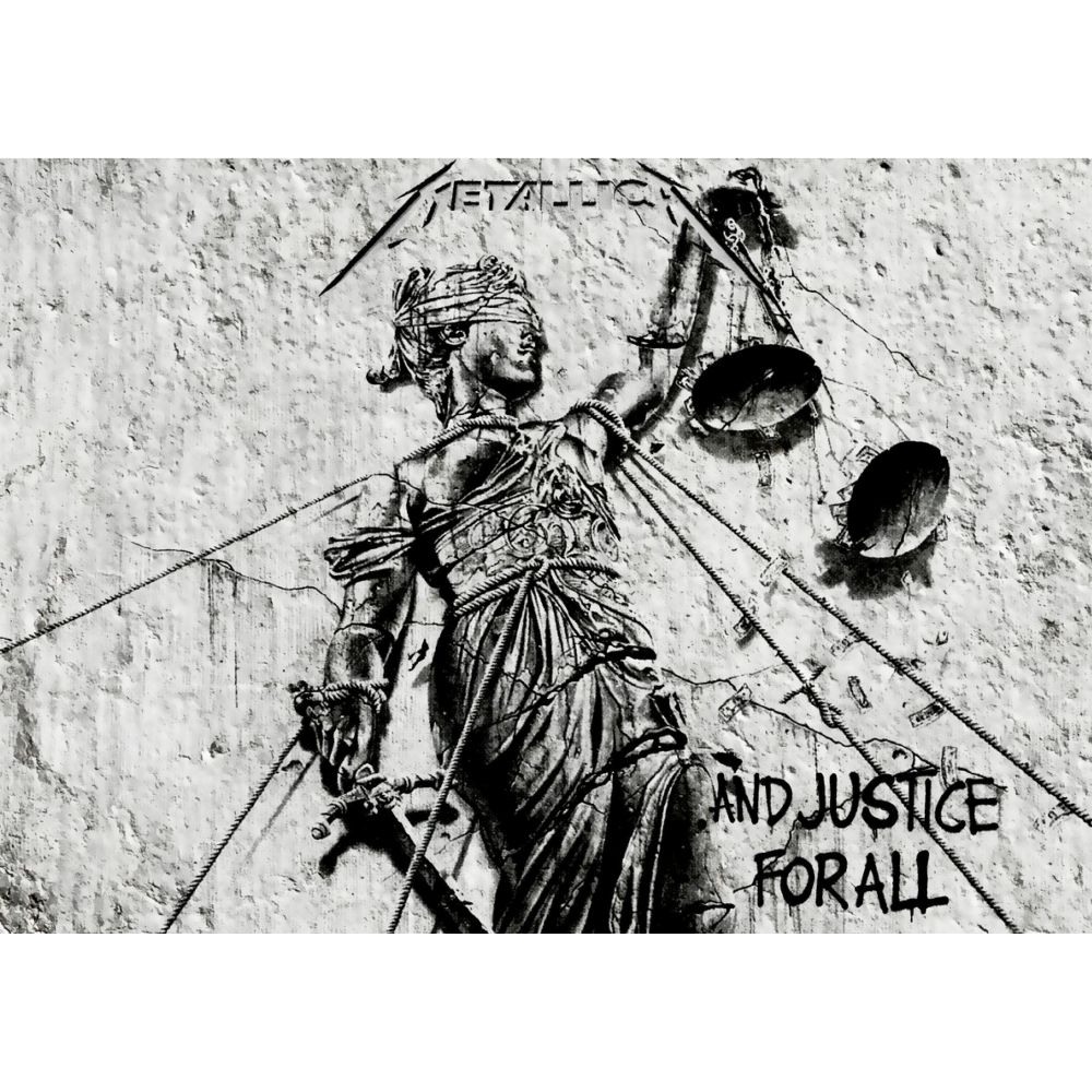 Плакат Metallica "And Justice for all"