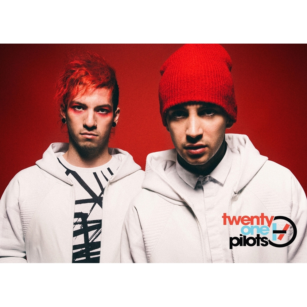 Плакат Twenty One Pilots (red)