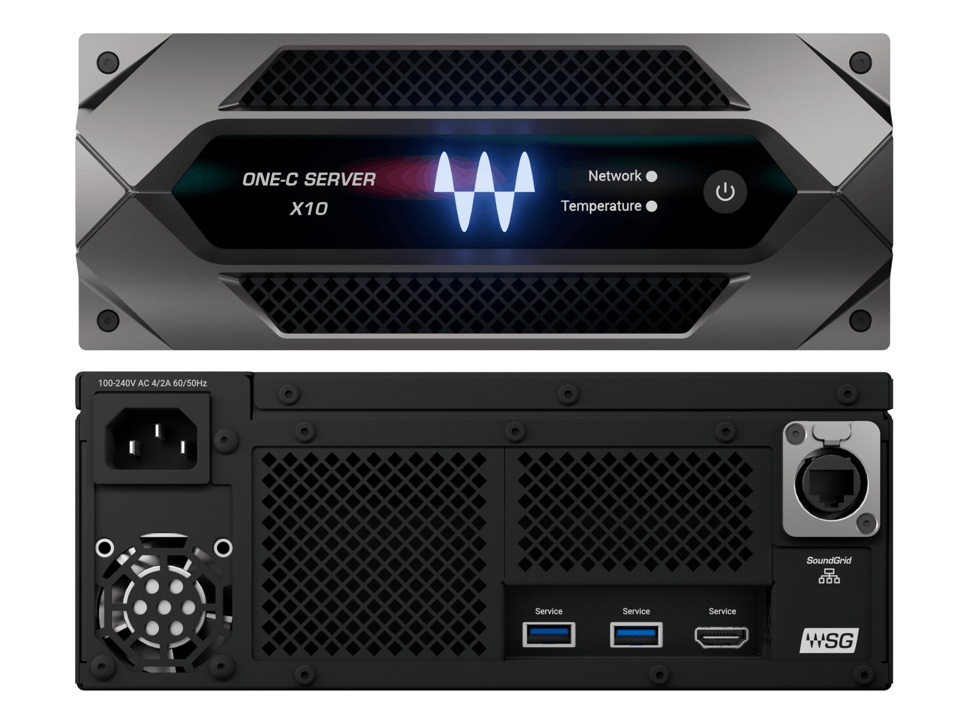Прилад обробки звуку Waves Server One-C Half Rack