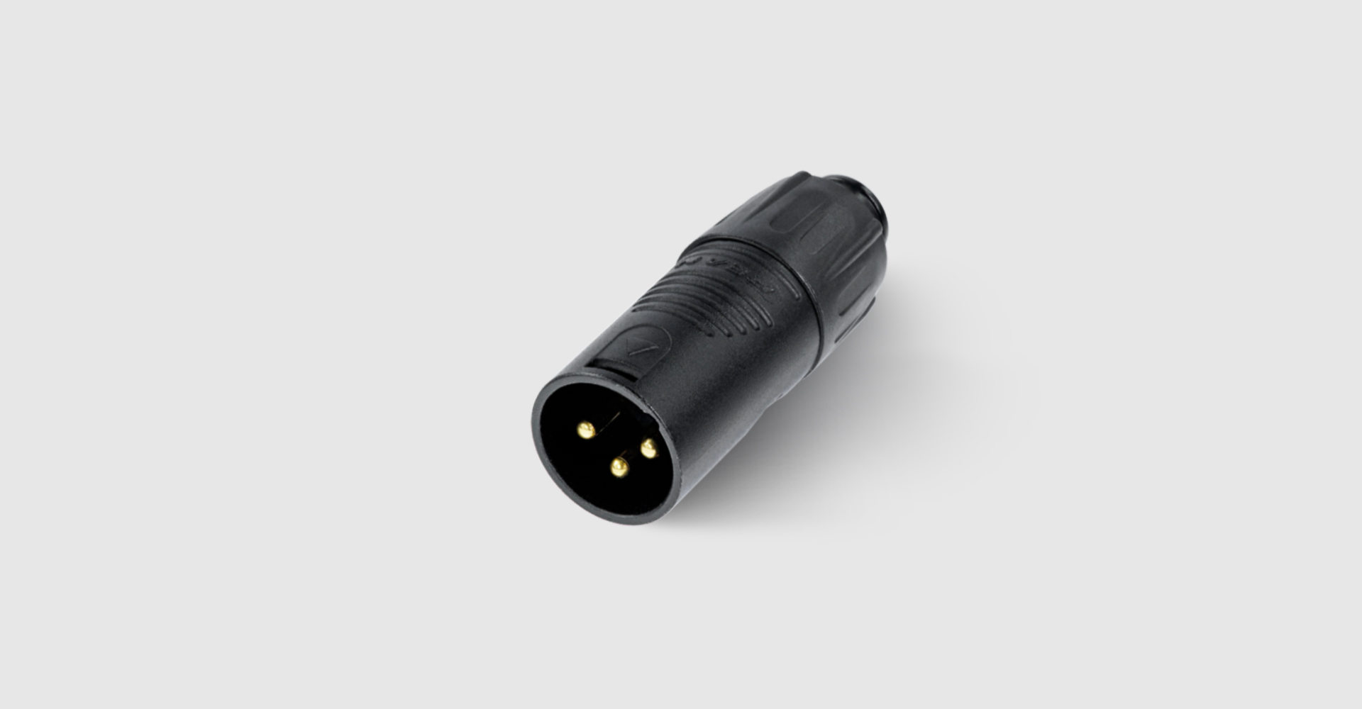 Перехідник Mini-XLR тато - XLR тато REAN by Neutrik RA3MT-B