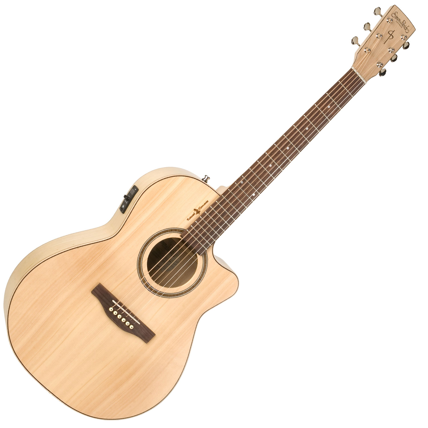 Simon & Patrick 036370 - Amber Trail CW Folk SG T35 (Made in Canada) - Акустична гітара з вирізом і підключенням