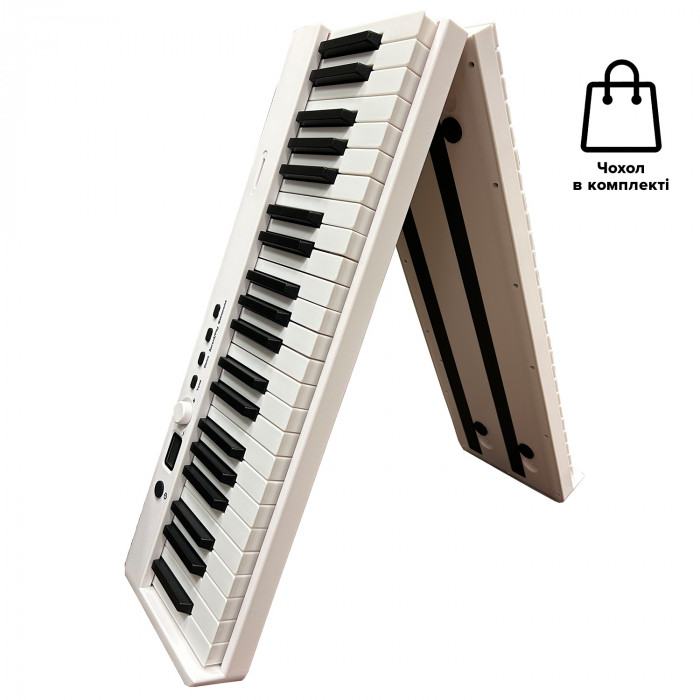 Складное цифровое пианино (в комплекте с чехлом) Musicality CP88-WH _CompactPiano