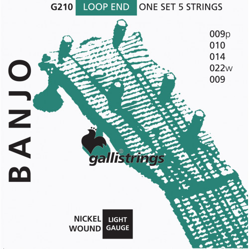 Струни для банджо Gallistrings G210