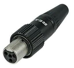 Разъем mini-XLR REAN by Neutrik RT3FCT-B