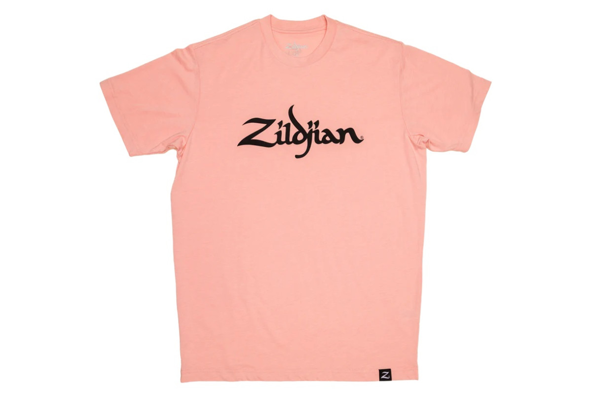 ZILDJIAN CLASSIC LOGO PINK T-SHIRT MEDIUM Футболка